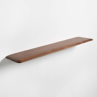 Полка Со скрытым креплением из массива ореха Jacobson единый размер каштановый AM.PM  фото, kupilegko.ru